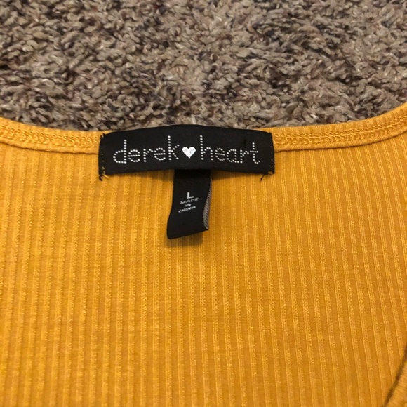 Derek Heart Ribbed Bodycon Mini Dress - Picture 3 of 6